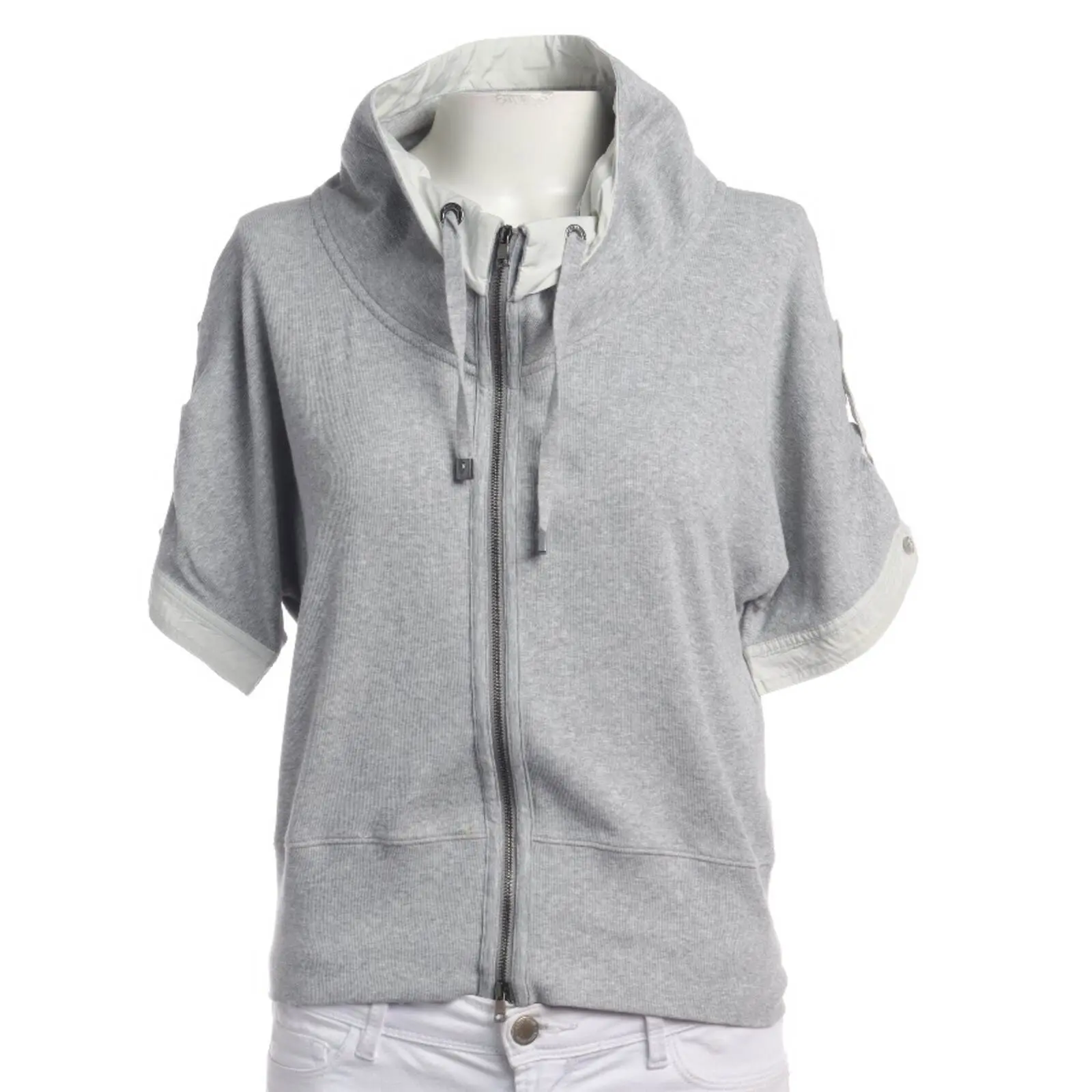 Sweatjacke 40 Hellgrau